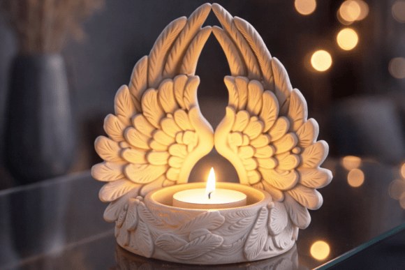 Angel Wings Candle Holder: A Divine Touch for Your Space