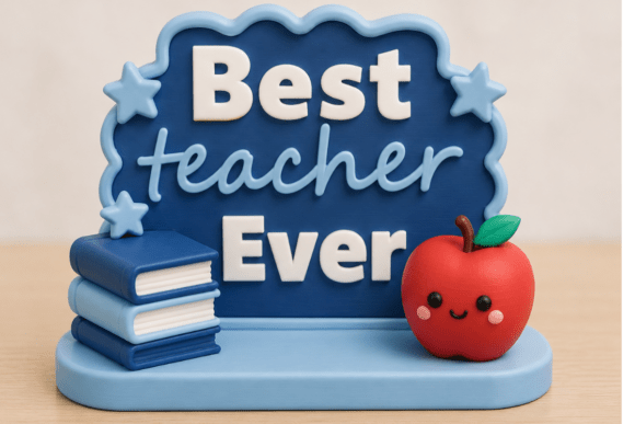 Best Teacher Ever STL: A Thoughtful Gift for Educators