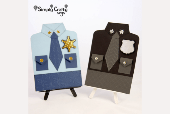 Celebrating Law Enforcement with the Police Uniform Card SVG