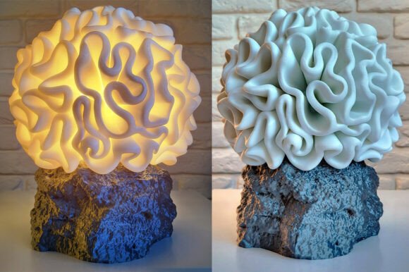 Coral Night Lamp – Modular Lamp E27 Bulb: Bringing Ocean Vibes into Your Space