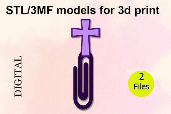 Cross Paper Clip 3D Print Files