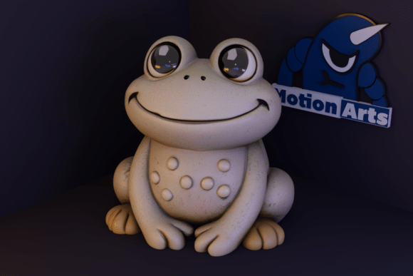 Cute Decorative Frog: A Simple 3D Model with Big Creative Potential