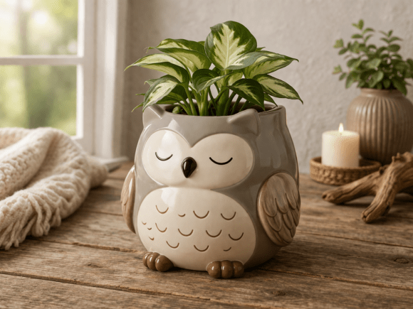 Cute Owl Planter Pot: Adding Charm and Functionality to Your Space
