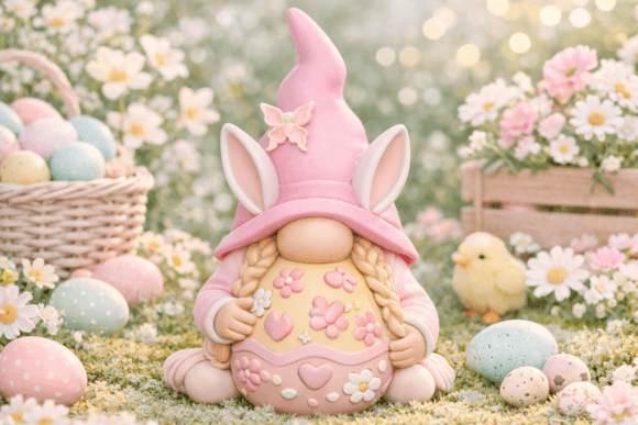 Easter Bunny Gnome: A Unique Fusion of Springtime Cheer and Whimsical Craft