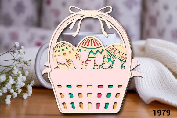 Easter Egg Basket Card SVG Layer 1979 – A Detailed Guide for Makers and Digital Designers