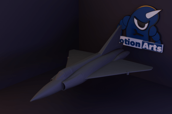 Fighter Jet 3D Model for Beginners