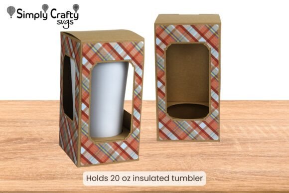 Medium Tumbler Fliptop Box SVG: Elegant Packaging for Custom Drinkware