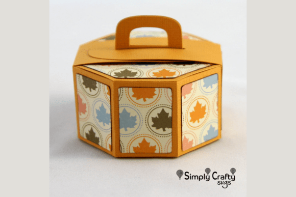 Octagon Box with Handle SVG: Creative Gift Packaging Made Easy