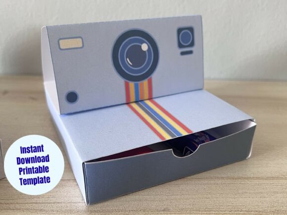 Polaroid Camera Gift Box Paper Craft: A Creative Way to Wrap Memories