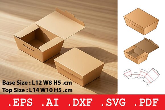 Rectangular Food Box with Locking Tabs: A Practical Packaging Solution for Professionals and Creators
