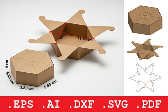 Star-Pattern Hexagonal Gift Box: A Fusion of Functionality and Aesthetic Appeal