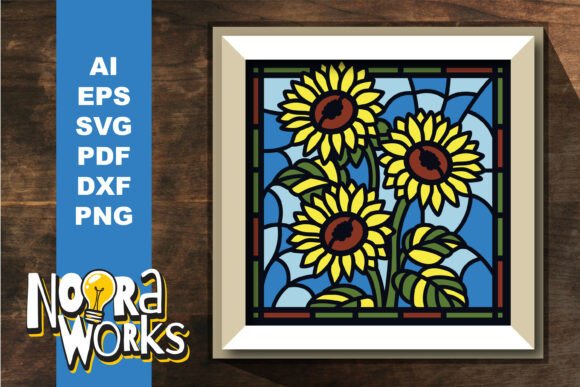 Sunflower Stained Glass Shadowbox SVG: A Versatile Craft for Every Occasion