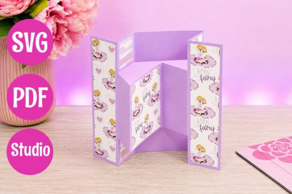 Tri Shutter Card Template: A Creative Tool for Paper Craft Enthusiasts