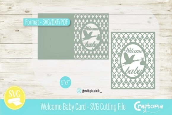 Welcome Baby Card β SVG Cutting File: A Heartfelt Craft for New Beginnings